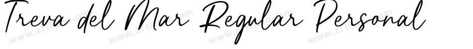 Treva del Mar Regular Personal Use Only字体转换